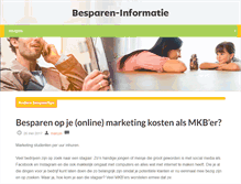 Tablet Screenshot of besparen-info.nl